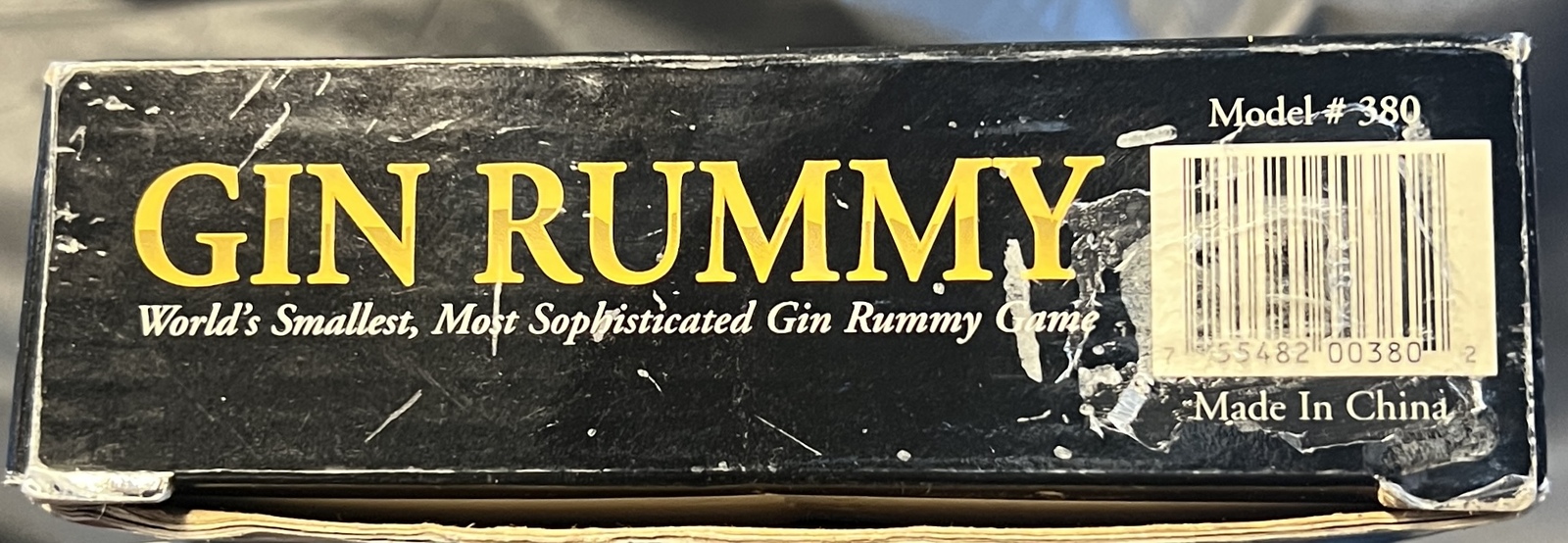 Talking Gin Rummy Excalibur Electronics Handheld Electronic Card Game Model 380 