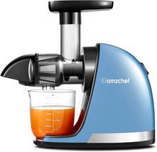 AMZCHEF Slow Juicer Extractor Professional Juice Machine ZM1501 Blue - $98.99