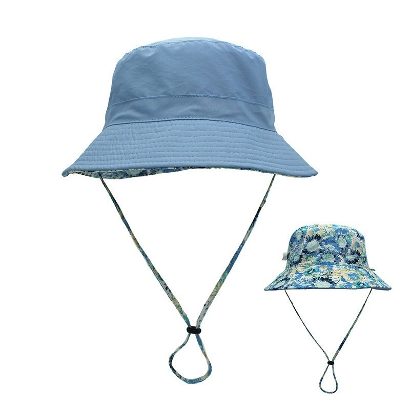 Womens Summer Double-sided Pure Color  Beach Hats Foldable Sun Visor Cap hat flo