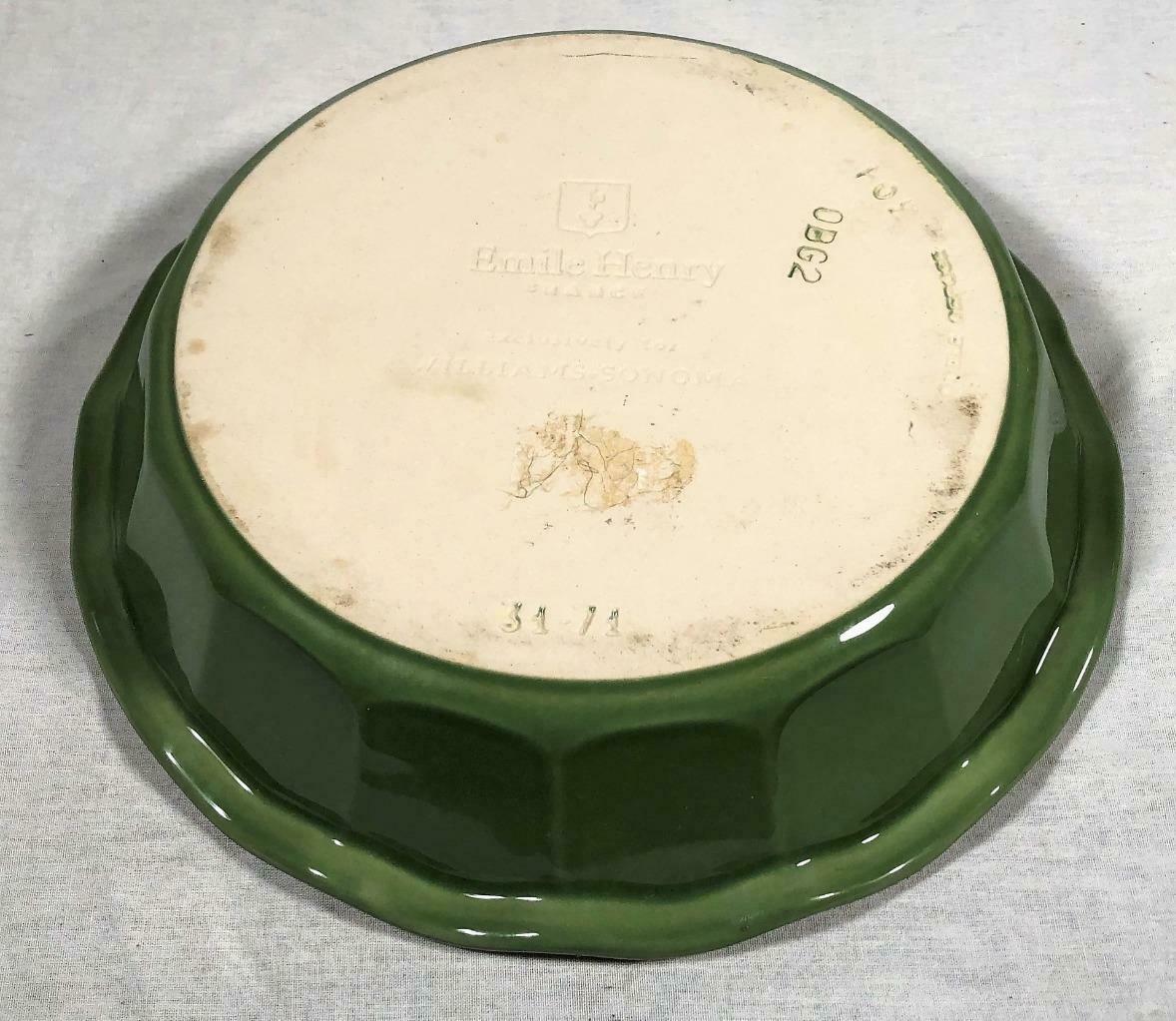 EMILE HENRY FRANCE EXCLUSIVELY FOR WILLIAMS SONOMA 10" DEEP DISH PIE