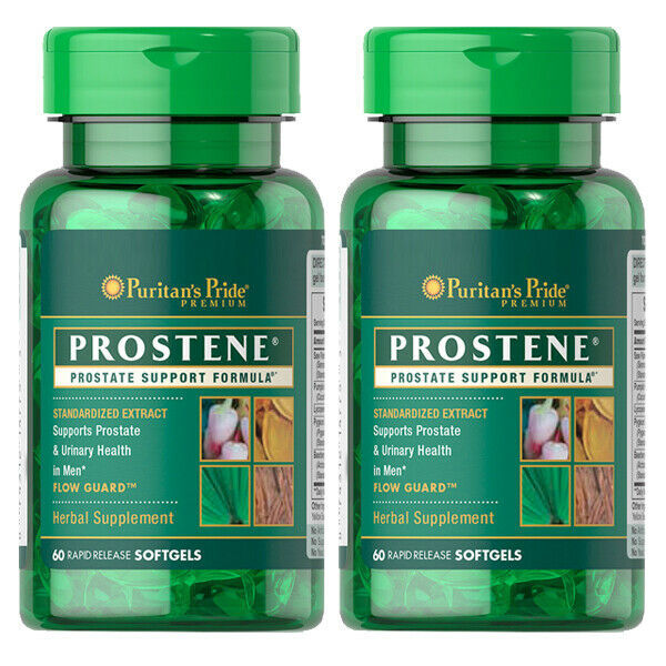 Prostene Prostate Support Formula 2X60gels Saw Palmetto/Lycopene Puritan