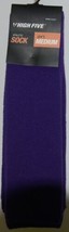 High Five Athletic Soccer Sock 24 Inch Medium 328030 Purple image 1