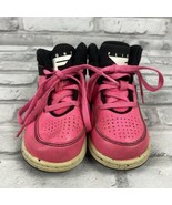 Nike Flight Girls Toddler Shoes Pink Black Size 8C 725134-601 - $24.09