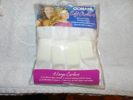 Conair Soft Curlers Large 8 Count 39001C New! Lot of 2 packs - $19.80