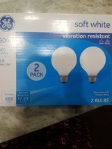 GE 60W 2 Pack Light Bulbs Vibratio. Resistant - $28.59