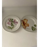 2 American Atelier Tropical Flower Plate - $17.99
