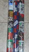 Usa Star Wars Movie Christmas Wrapping Paper Storm Troopers Kids 20 Sq Ft Roll - $1.50+