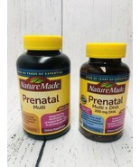 Nature Made Prenatal Multi Supplement 250 ct and Multi + 200mg DHA 90ct ... - $18.43