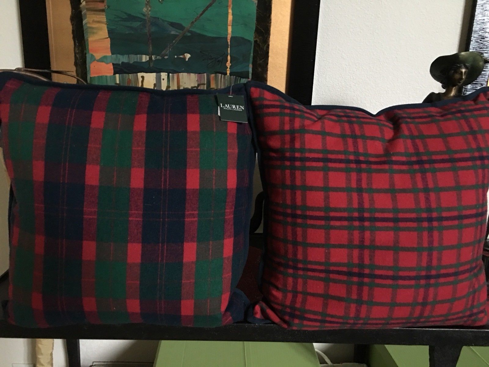 Ralph Lauren 1pc Tartan Plaid Red Green And 50 Similar Items
