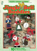 Jingle Bell Buddies in Plastic Canvas Santas Angel Nutcracker Gingerbrea... - $6.50