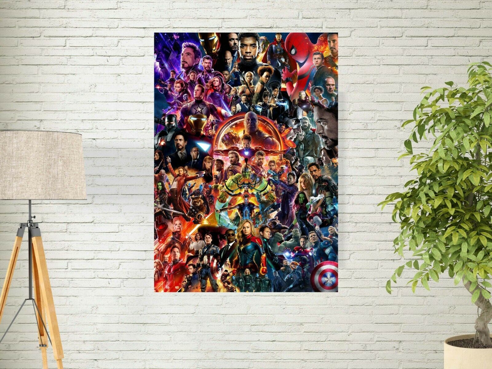 22 Marvel Cinematic Universe COLLAGE Poster Avengers End Game Movie Art Print