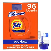 Tide Liquid Laundry Detergent Eco-Box, Original Scent, HE Compatible (10... - $79.00