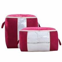 Large Capacity Storage Bag with Reinforced Handle Moving Tote Bags 2 Pac... - $28.43