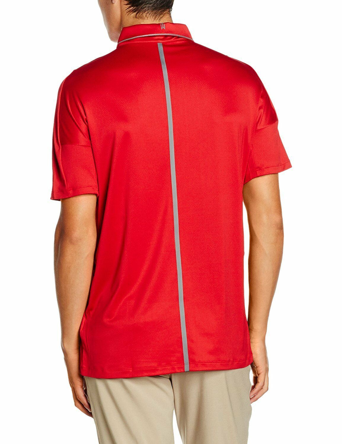 PGA Tour Men/'s Performance Polo Shirt Short Sleeve Active Top Coral XXL 2XL *NEW