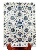 25.4cmx38.1cm Marmor Servierteller Tablett Inlay Mosaik Blumen Black Friday Deko - $867.91