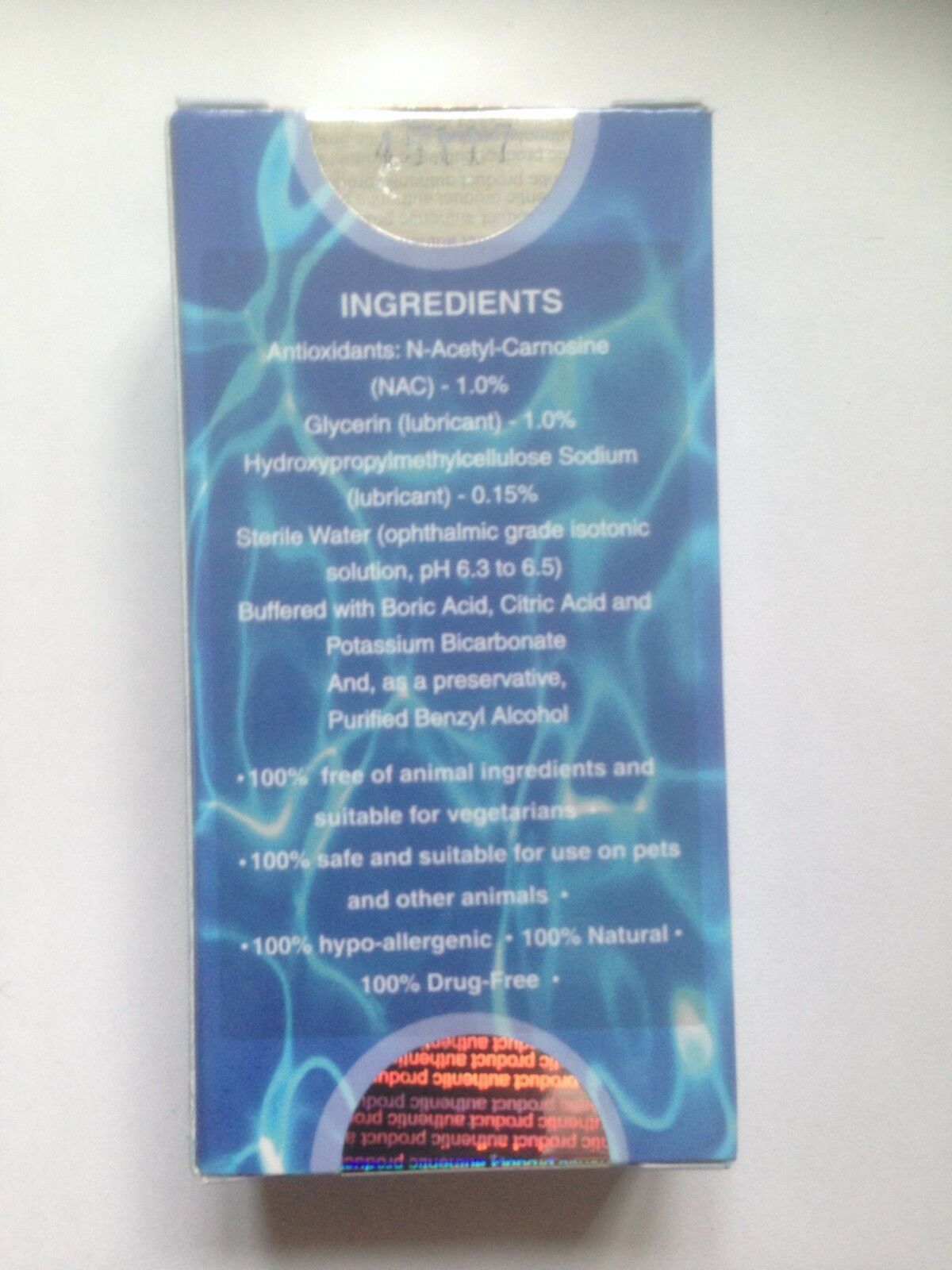 Ethos Bright eyes NAC Eye drops for Cataracts 1 Box 10ml Eye