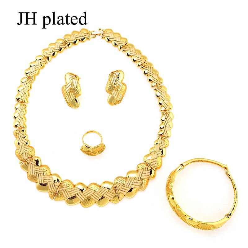 African Ethiopia gold color jewelry sets Dubai Jewelry Sets for women best gifts