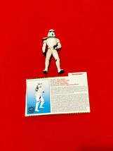 Vintage Star Wars Stormtrooper! + Bio Card! LFL 3.75” Power of the Force... - $7.99