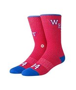 Stance 2018 NBA All-Star Game Unisex 92 West Socks Large Red - $16.44