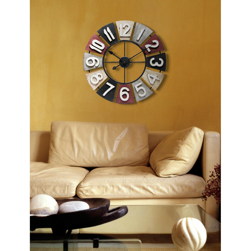 Windmill 24 inch Decorative Large Oversized Wooden MultiColored Wall