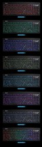 QSENN SEM-DT35SLED Korean English Gaming Keyboard USB Wired for PC image 2