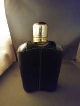 Glass Flask in Leather (Faux or Real ?)  - $12.50