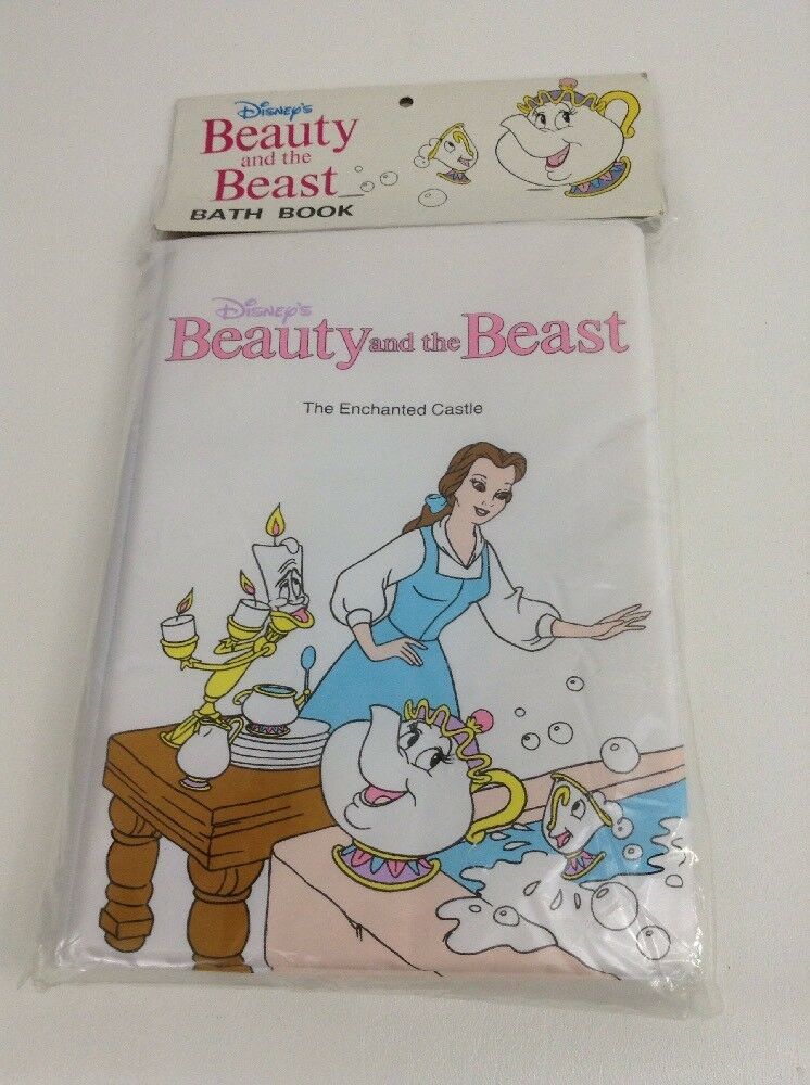 Disneys Beauty and the Beast The Enchanted Castle Bath Book Vinyl Baby
