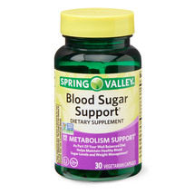 Spring Valley Blood Sugar Support Vegetarian Capsules 30 Count - $16.60