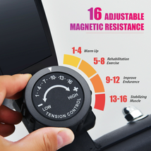 Portable Under Desk Bike Pedal Exerciser with Adjustable Magnetic Resistance image 10