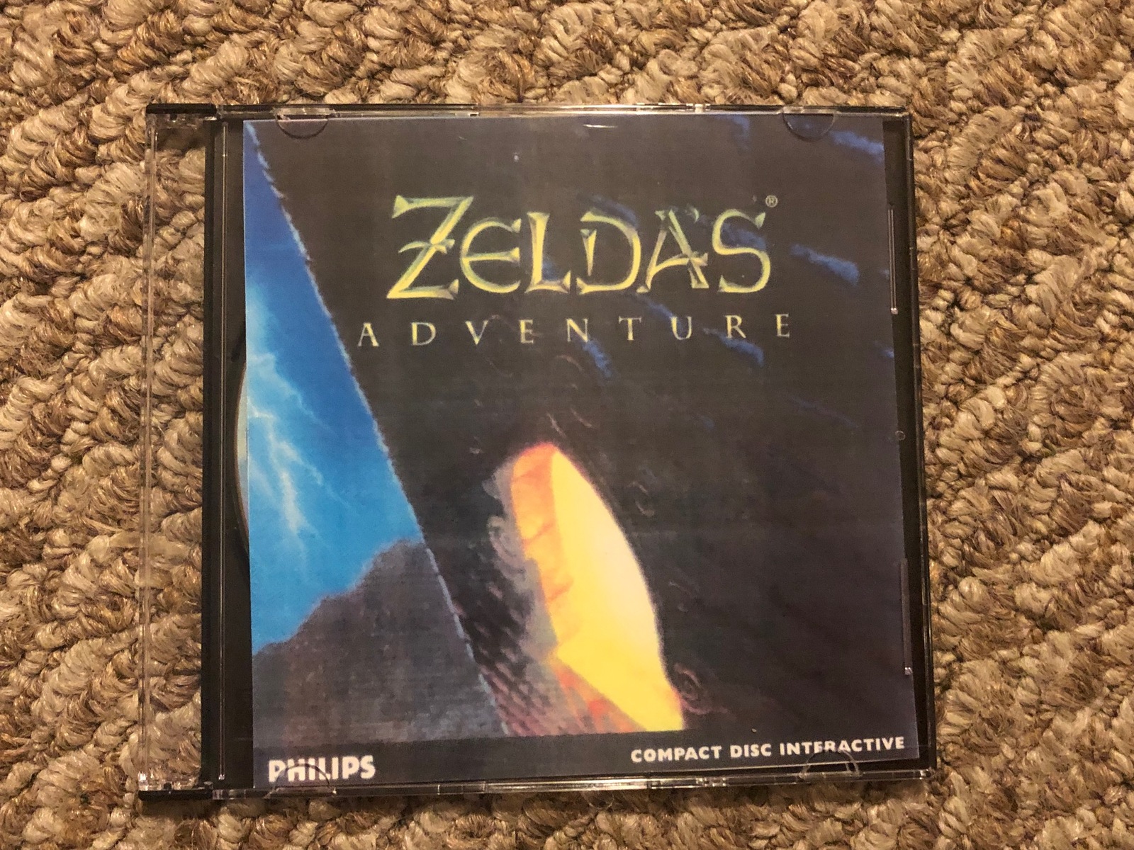 Zelda's Adventure Custom Philips CDI Video Game. Free Shipping! Legend