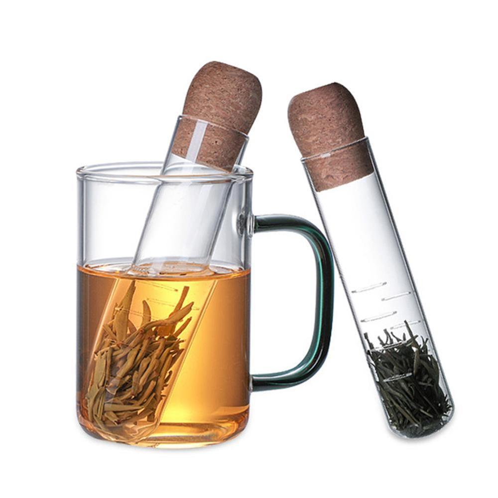 bonanza.com | Glass Tea Infuser Creative Pipe Glass Design Tea Strainer For Mug Fancy Filter F