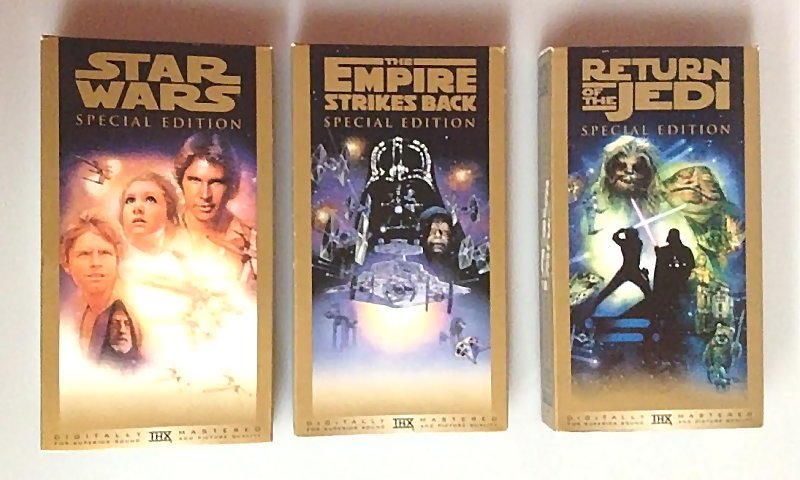 Star Wars Trilogy Special GOLD BOX Edition VHS - VHS Tapes