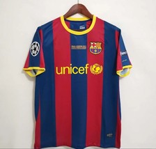 Barcelona Final London 2011 Jersey Messi Xavi Iniesta Dani Alves David Villa - $70.00