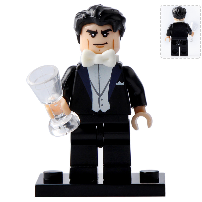 Bruce Wayne DC Comics Super heroes Minifigures Lego Compatible Toys