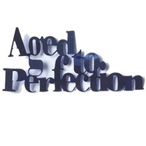 Confetti Word Aged to Perfection Blue Royal - Half Pound Bag (8oz)  FREE SHIP - $25.75