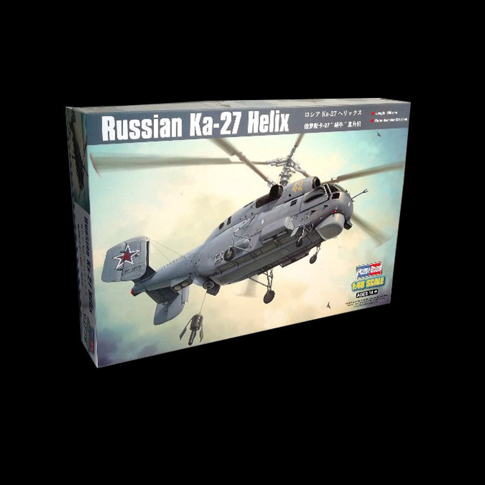 HobbyBoss 81739 1/48 Russian Ka-27 Helix Helicopter Assembly Aircraft Model Kits