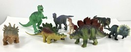 Vintage Dinosaur Lot Toy Figurines 8 pcs 80s 90s Velociraptor T Rex Set ... - £17.72 GBP