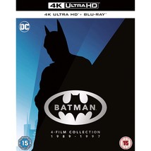 Batman 4-Film Collection 1989 - 1997 [4K Blu-Ray] [2020] [Region ] - $169.99