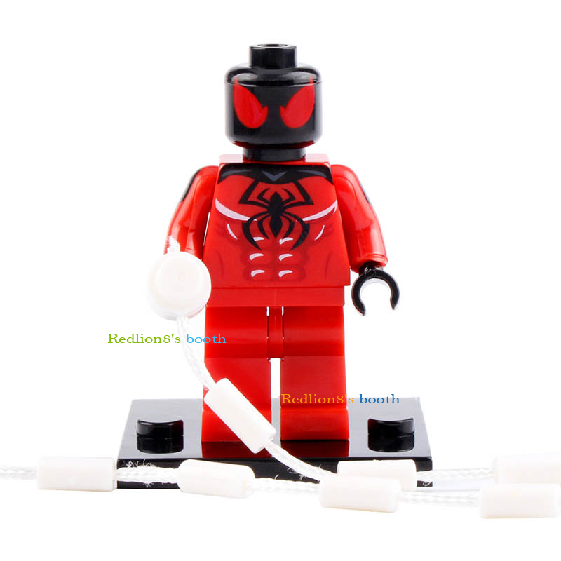 Scarlet Spider [Kaine Parker] Marvel Spider-man Minifigures Lego Compatible Toys