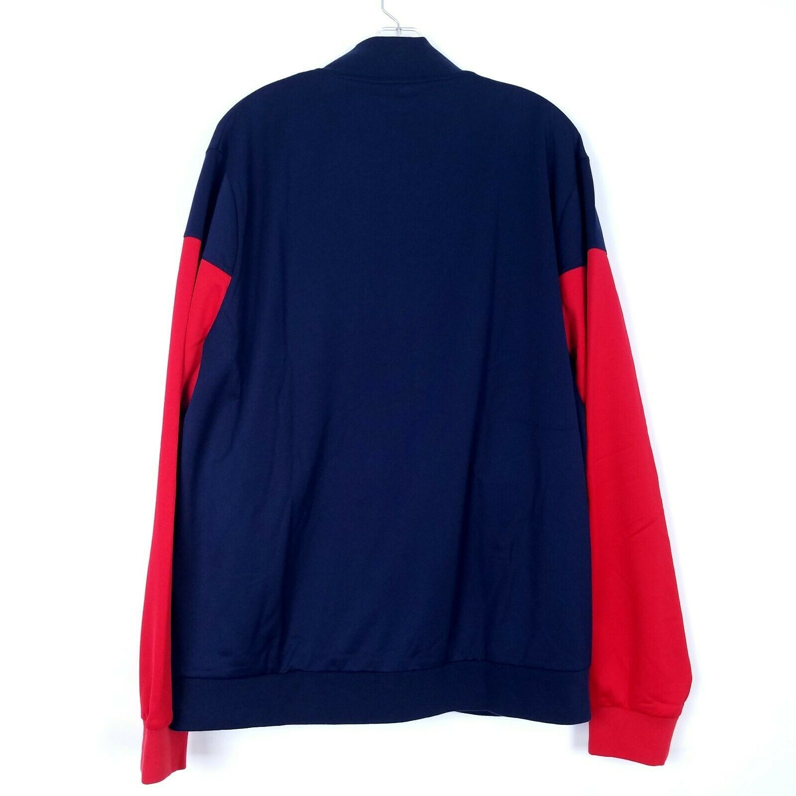 LACOSTE color block full zip track jacket red white blue Men's size 3XL ...
