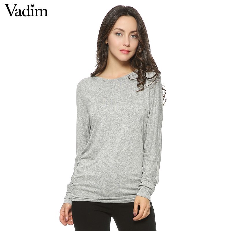 womens basic long sleeve tees