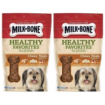 (2) Milk-Bone Healthy Favorites Chewy Dog Treats, Real Chicken, 5 Ounces... - $29.69