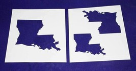 State of Louisiana 2 pc Stencil Set-Mylar 14 Mil 4",5', 6" - Painting /Crafts/ T - $27.54