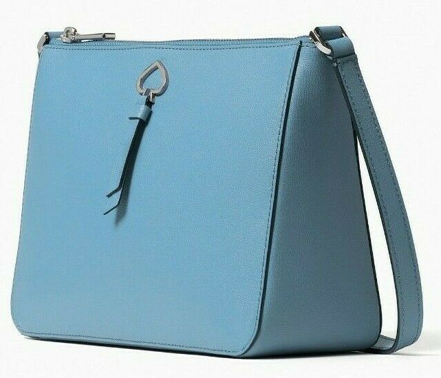 Kate Spade Adel Niagara Blue Leather Crossbody WKRU6725 Handbag NWT Bag $279