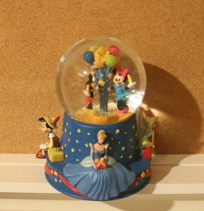 Disney Musical Birthday SNOW Globe Walts 100th Hallmark Snowglobe ...