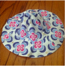 size 2T to 3T, floral print hat - $9.50