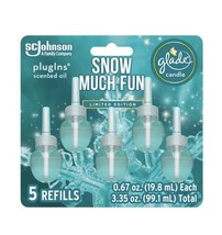 Glade Plugins Scented Oil Refills, Snow Much Fun, Pack of 5 Refills - $29.95