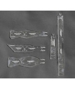 Set of 3 Acrylic BOW TIE PATTERNS (new patterns!) 1/4&quot; Thick - Superb Qu... - $53.98