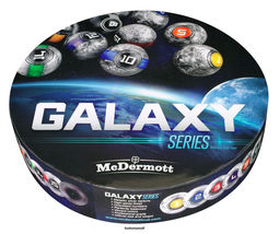 GALAXY SERIES Professional Billiard BALL SET with Oversized Numbers by McDermott image 3