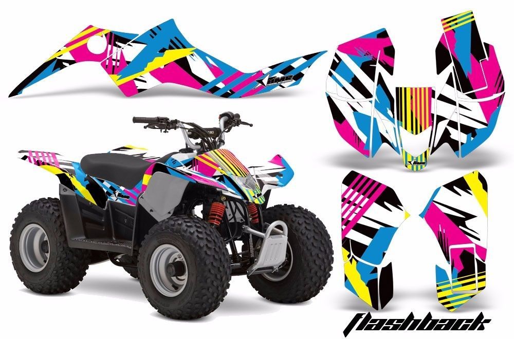 ATV Graphics Kit Quad Decal Sticker Wrap For Suzuki LTZ50 20062009